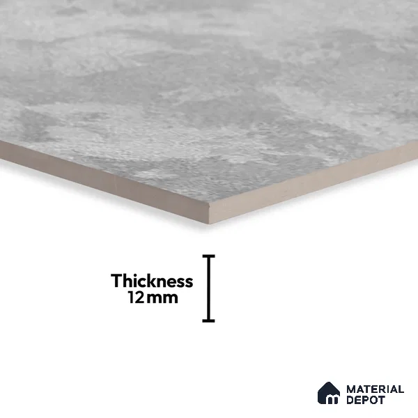 Stone Look Floor Tile TL 09385 C | Matte Finish 16 x 16 inch Vitrified Tile - 12 mm | Suitable For Kitchen, Bathroom, Bedroom & Office | Pattern Alignment May Vary | 2-3 mm Spacer is Mandatory
