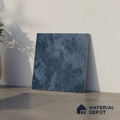 Stone Look Floor Tile TL 09385 | Matte Finish 16 x 16 inch Vitrified Tile - 12 mm | Suitable For Kitchen, Bathroom, Bedroom & Office | Pattern Alignment May Vary | 2-3 mm Spacer is Mandatory