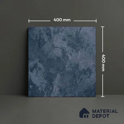 Stone Look Floor Tile TL 09385 | Matte Finish 16 x 16 inch Vitrified Tile - 12 mm | Suitable For Kitchen, Bathroom, Bedroom & Office | Pattern Alignment May Vary | 2-3 mm Spacer is Mandatory