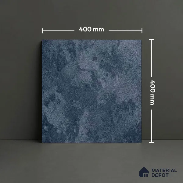 Stone Look Floor Tile TL 09385 | Matte Finish 16 x 16 inch Vitrified Tile - 12 mm | Suitable For Kitchen, Bathroom, Bedroom & Office | Pattern Alignment May Vary | 2-3 mm Spacer is Mandatory
