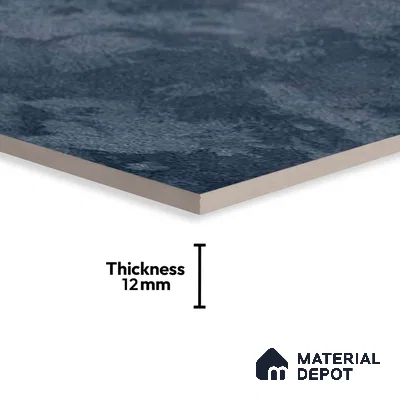 Stone Look Floor Tile TL 09385 | Matte Finish 16 x 16 inch Vitrified Tile - 12 mm | Suitable For Kitchen, Bathroom, Bedroom & Office | Pattern Alignment May Vary | 2-3 mm Spacer is Mandatory
