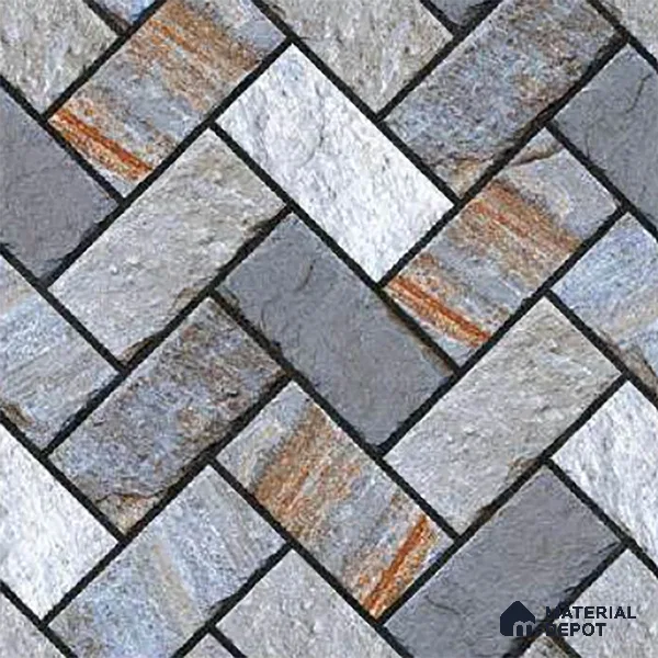 Stone Look Floor Tile TL 09382 | Matte Finish 16 x 16 inch Vitrified Tile - 12 mm | Suitable For Kitchen, Bathroom, Bedroom & Office | Pattern Alignment May Vary | 2-3 mm Spacer is Mandatory