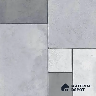 Stone Look Floor Tile TL 09372 | Matte Finish 16 x 16 inch Vitrified Tile - 12 mm | Suitable For Kitchen, Bathroom, Bedroom & Office | Pattern Alignment May Vary | 2-3 mm Spacer is Mandatory