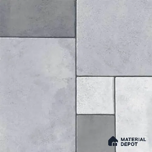 Stone Look Floor Tile TL 09372 | Matte Finish 16 x 16 inch Vitrified Tile - 12 mm | Suitable For Kitchen, Bathroom, Bedroom & Office| Image 1