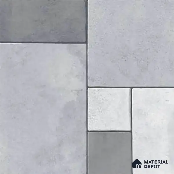 Stone Look Floor Tile TL 09372 | Matte Finish 16 x 16 inch Vitrified Tile - 12 mm | Suitable For Kitchen, Bathroom, Bedroom & Office | Pattern Alignment May Vary | 2-3 mm Spacer is Mandatory