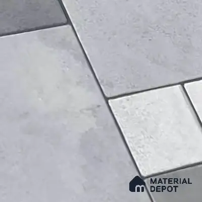 Stone Look Floor Tile TL 09372 | Matte Finish 16 x 16 inch Vitrified Tile - 12 mm | Suitable For Kitchen, Bathroom, Bedroom & Office | Pattern Alignment May Vary | 2-3 mm Spacer is Mandatory