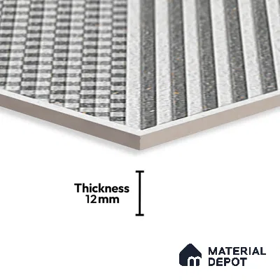 Patterned Look Floor Tile TL 09362 | Matte Finish 16 x 16 inch Vitrified Tile - 12 mm | Suitable For Kitchen, Bathroom, Bedroom & Office | Pattern Alignment May Vary | 2-3 mm Spacer is Mandatory