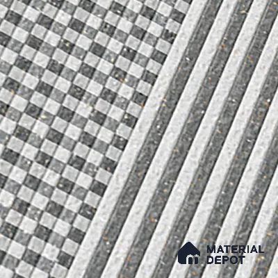 Patterned Look Floor Tile TL 09362 | Matte Finish 16 x 16 inch Vitrified Tile - 12 mm | Suitable For Kitchen, Bathroom, Bedroom & Office | Pattern Alignment May Vary | 2-3 mm Spacer is Mandatory