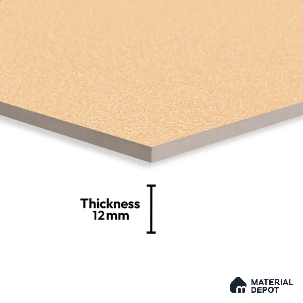 Stone Floor Tile TL 09407 Sandstone Bronze 2 ft x 2 ft Matte Finish Anti Skid Vitrified Tile - 12 mm | Suitable for Balcony, Terrace & Coutyard