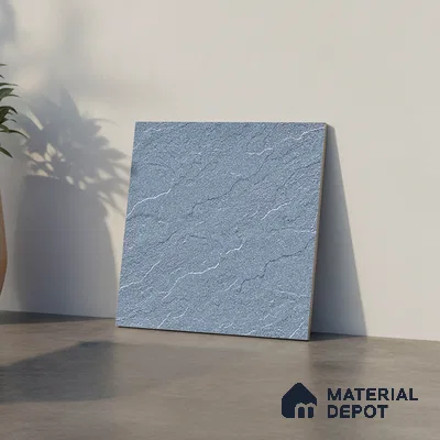 Stone Look Floor Tile TL 09367 B | Matte Finish 16 x 16 inch Vitrified Tile - 12 mm | Suitable For Kitchen, Bathroom, Bedroom & Office | Pattern Alignment May Vary | 2-3 mm Spacer is Mandatory