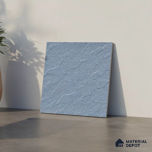 Stone Look Floor Tile TL 09367 B | Matte Finish 16 x 16 inch Vitrified Tile - 12 mm | Suitable For Kitchen, Bathroom, Bedroom & Office | Pattern Alignment May Vary | 2-3 mm Spacer is Mandatory