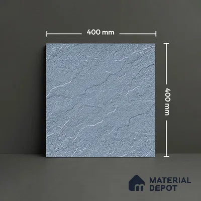 Stone Look Floor Tile TL 09367 B | Matte Finish 16 x 16 inch Vitrified Tile - 12 mm | Suitable For Kitchen, Bathroom, Bedroom & Office | Pattern Alignment May Vary | 2-3 mm Spacer is Mandatory