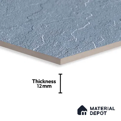 Stone Look Floor Tile TL 09367 B | Matte Finish 16 x 16 inch Vitrified Tile - 12 mm | Suitable For Kitchen, Bathroom, Bedroom & Office | Pattern Alignment May Vary | 2-3 mm Spacer is Mandatory
