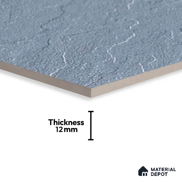 Stone Look Floor Tile TL 09367 B | Matte Finish 16 x 16 inch Vitrified Tile - 12 mm | Suitable For Kitchen, Bathroom, Bedroom & Office | Pattern Alignment May Vary | 2-3 mm Spacer is Mandatory