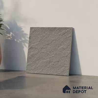 Stone Look Floor Tile TL 09367 E | Matte Finish 16 x 16 inch Vitrified Tile - 12 mm | Suitable For Kitchen, Bathroom, Bedroom & Office | Pattern Alignment May Vary | 2-3 mm Spacer is Mandatory