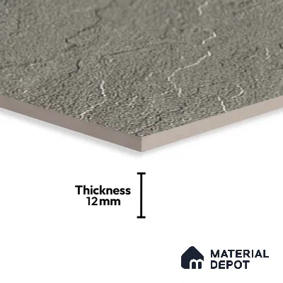 Stone Look Floor Tile TL 09367 E | Matte Finish 16 x 16 inch Vitrified Tile - 12 mm | Suitable For Kitchen, Bathroom, Bedroom & Office | Pattern Alignment May Vary | 2-3 mm Spacer is Mandatory