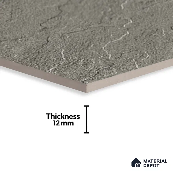 Stone Look Floor Tile TL 09367 E | Matte Finish 16 x 16 inch Vitrified Tile - 12 mm | Suitable For Kitchen, Bathroom, Bedroom & Office | Pattern Alignment May Vary | 2-3 mm Spacer is Mandatory