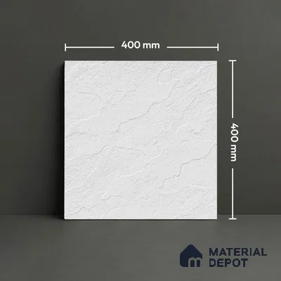 Stone Look Floor Tile TL 09367 F | Matte Finish 16 x 16 inch Vitrified Tile - 12 mm | Suitable For Kitchen, Bathroom, Bedroom & Office | Pattern Alignment May Vary | 2-3 mm Spacer is Mandatory