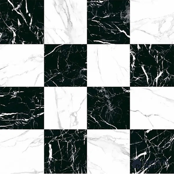 Marble Look Floor Tile TL 09398 | Matte Finish 2 ft x 2 ft Vitrified Tile - 12 mm | Suitable For Kitchen, Bathroom, Bedroom & Office