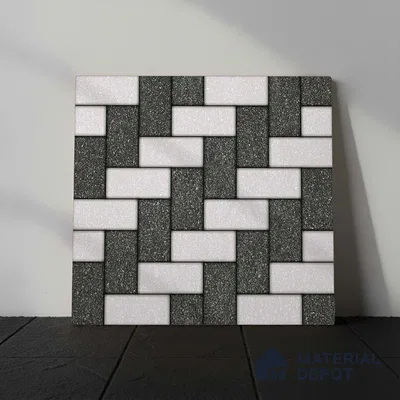 Stone Look Floor Tile TL 09402 | Matte Finish 2 ft x 2 ft Vitrified Tile - 12 mm | Suitable For Kitchen, Bathroom & Dining Area | Please Expect a Slight Variation of Pattern