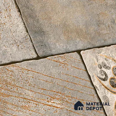 Stone Floor Tile TL 09400 B Canyon Oak 2 ft x 2 ft Matte Finish Anti Skid Vitrified Tile - 12 mm | Suitable for Balcony, Terrace & Coutyard