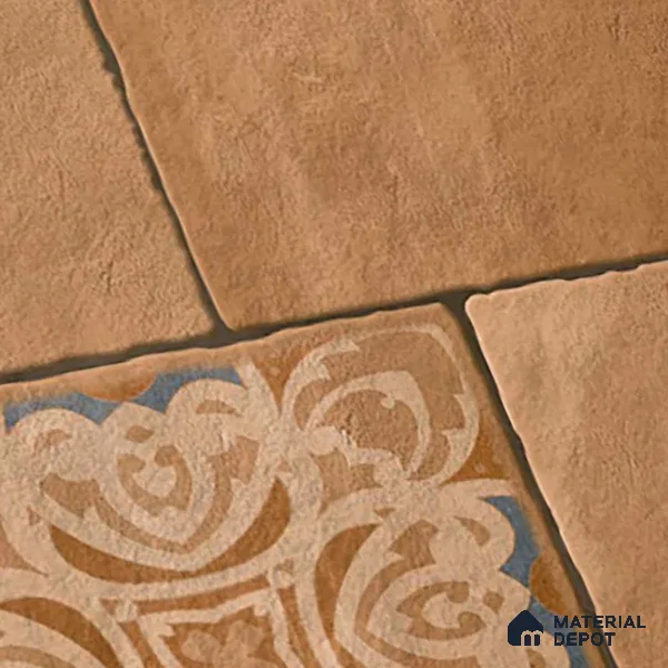 Stone Floor Tile TL 09400 C Lunar Stone 2 ft x 2 ft Matte Finish Anti Skid Vitrified Tile - 12 mm | Suitable for Balcony, Terrace & Coutyard