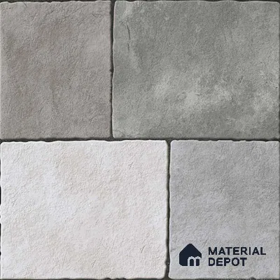 Stone Floor Tile TL 09400 Sand Whisper 2 ft x 2 ft Matte Finish Anti Skid Vitrified Tile - 12 mm | Suitable for Balcony, Terrace & Coutyard