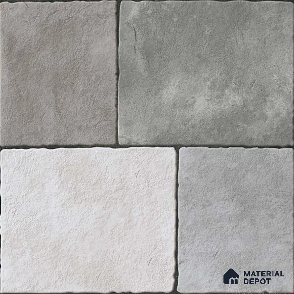 Stone Floor Tile TL 09400 Sand Whisper 2 ft x 2 ft Matte Finish Anti Skid Vitrified Tile - 12 mm | Suitable for Balcony, Terrace & Coutyard