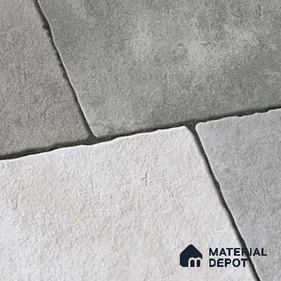 Stone Floor Tile TL 09400 Sand Whisper 2 ft x 2 ft Matte Finish Anti Skid Vitrified Tile - 12 mm | Suitable for Balcony, Terrace & Coutyard