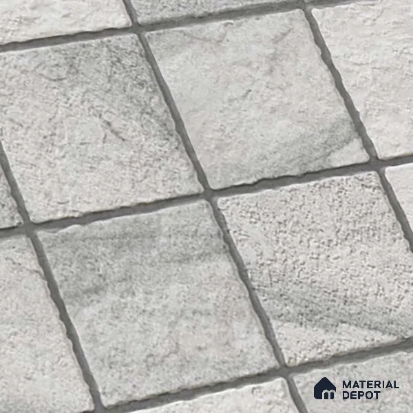 Stone Floor Tile TL 09401 B Frost Stone 2 ft x 2 ft Matte Finish Anti Skid Vitrified Tile - 12 mm | Suitable for Balcony, Terrace & Coutyard