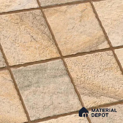 Stone Floor Tile TL 09401 Ashen Rock 2 ft x 2 ft Matte Finish Anti Skid Vitrified Tile - 12 mm | Suitable for Balcony, Terrace & Coutyard