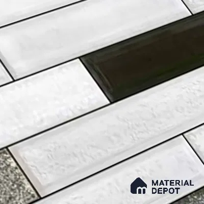 Stacked Stone Look Wall Tile TL 09503 | Matte Finish 18 x 12 inch Ceramic Tile - 7 mm | Suitable For Kitchen, Bathroom, Bedroom & Office