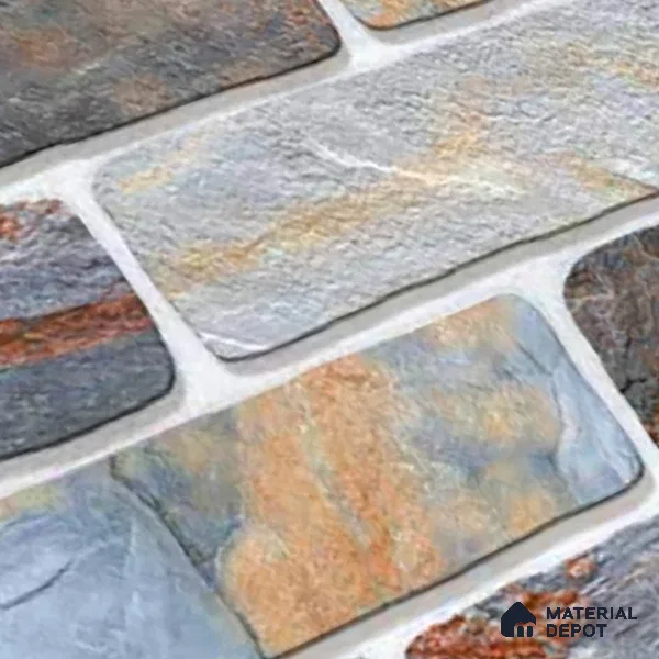 Stone Look Wall Tile TL 09495 | Matte Finish 18 x 12 inch Ceramic Tile - 7 mm | Suitable For Kitchen, Bathroom, Bedroom & Office