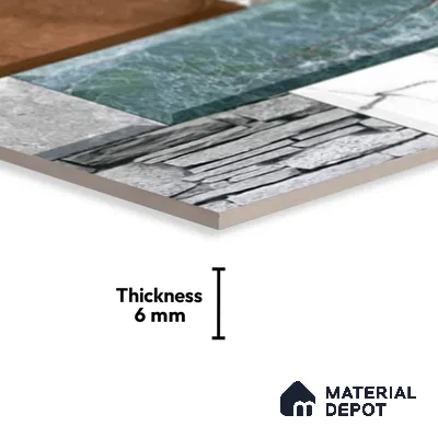 Stone Look Wall Tile TL 09497 | Matte Finish 18 x 12 inch Ceramic Tile - 7 mm | Suitable For Kitchen, Bathroom, Bedroom & Office