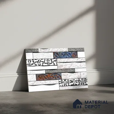 Stone Look Wall Tile TL 09493 | Matte Finish 18 x 12 inch Ceramic Tile - 7 mm | Suitable For Kitchen, Bathroom, Bedroom & Office