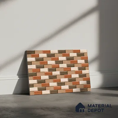 Stone Look Wall Tile TL 08879 | Matte Finish 18 x 12 inch Ceramic Tile - 7 mm | Suitable For Kitchen & Bathroom