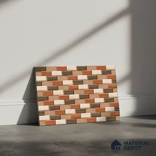 Stone Look Wall Tile TL 08879 | Matte Finish 18 x 12 inch Ceramic Tile - 7 mm | Suitable For Kitchen & Bathroom