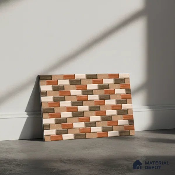 Stone Look Wall Tile TL 08879 | Matte Finish 18 x 12 inch Ceramic Tile - 7 mm | Suitable For Kitchen & Bathroom