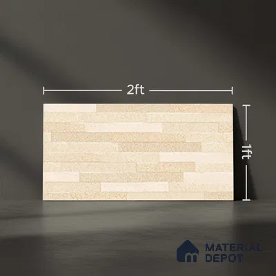 TL 10318 B  Look Floor & Wall Tile Vetican 15 2 ft x 1 ft Matte Finish Ceramic Tile - 9 mm