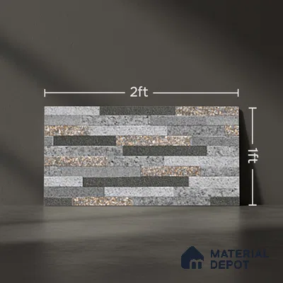 TL 10318  Look Floor & Wall Tile Vitican 14 2 ft x 1 ft Matte Finish Ceramic Tile - 9 mm