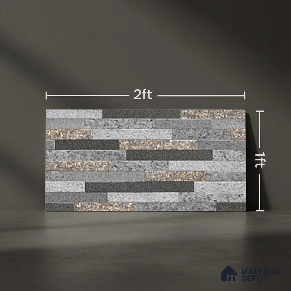 TL 10318 Look Floor & Wall Tile Vitican 14 2 ft x 1 ft Matte Finish Ceramic Tile - 9 mm