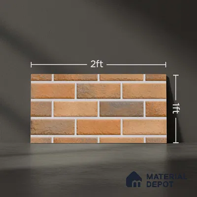 TL 10320  Look Floor & Wall Tile Milan 12 2 ft x 1 ft Matte Finish Ceramic Tile - 9 mm