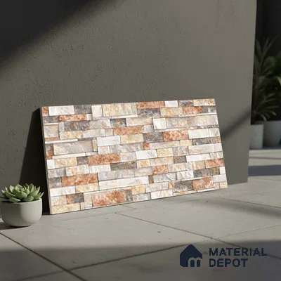 TL 10319  Look Floor & Wall Tile Colorado Marfil 2 ft x 1 ft Matte Finish Ceramic Tile - 9 mm