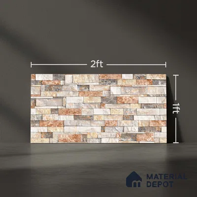 TL 10319  Look Floor & Wall Tile Colorado Marfil 2 ft x 1 ft Matte Finish Ceramic Tile - 9 mm
