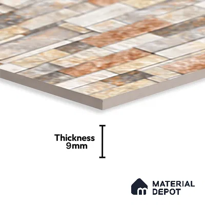 TL 10319  Look Floor & Wall Tile Colorado Marfil 2 ft x 1 ft Matte Finish Ceramic Tile - 9 mm