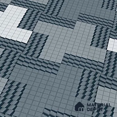 Patterned Floor Tile TL 09418 | Matte Finish 20 x 20 inch Vitrified Tile - 12 mm | Suitable For Parking, Courtyard, Corridor | Pattern Alignment May Vary | 2-3 mm Spacer is Mandatory