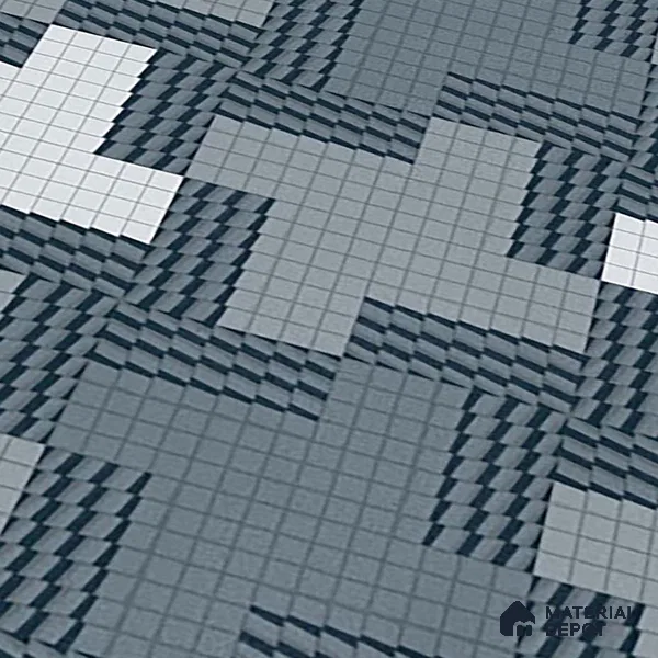 Patterned Floor Tile TL 09418 | Matte Finish 20 x 20 inch Vitrified Tile - 12 mm | Suitable For Parking, Courtyard, Corridor | Pattern Alignment May Vary | 2-3 mm Spacer is Mandatory