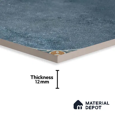 Stone Look Floor Tile TL 09422 B | Matte Finish 20 x 20 inch Vitrified Tile - 12 mm | Suitable For Kitchen, Bathroom, Bedroom & Office | Pattern Alignment May Vary | 2-3 mm Spacer is Mandatory
