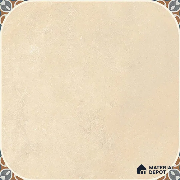 Cement Look Floor Tile TL 09422 C | Matte Finish 20 x 20 inch Vitrified Tile - 12 mm | Suitable For Kitchen, Bathroom, Bedroom & Office | Pattern Alignment May Vary | 2-3 mm Spacer is Mandatory