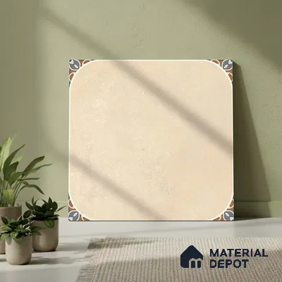 Cement Look Floor Tile TL 09422 C | Matte Finish 20 x 20 inch Vitrified Tile - 12 mm | Suitable For Kitchen, Bathroom, Bedroom & Office | Pattern Alignment May Vary | 2-3 mm Spacer is Mandatory
